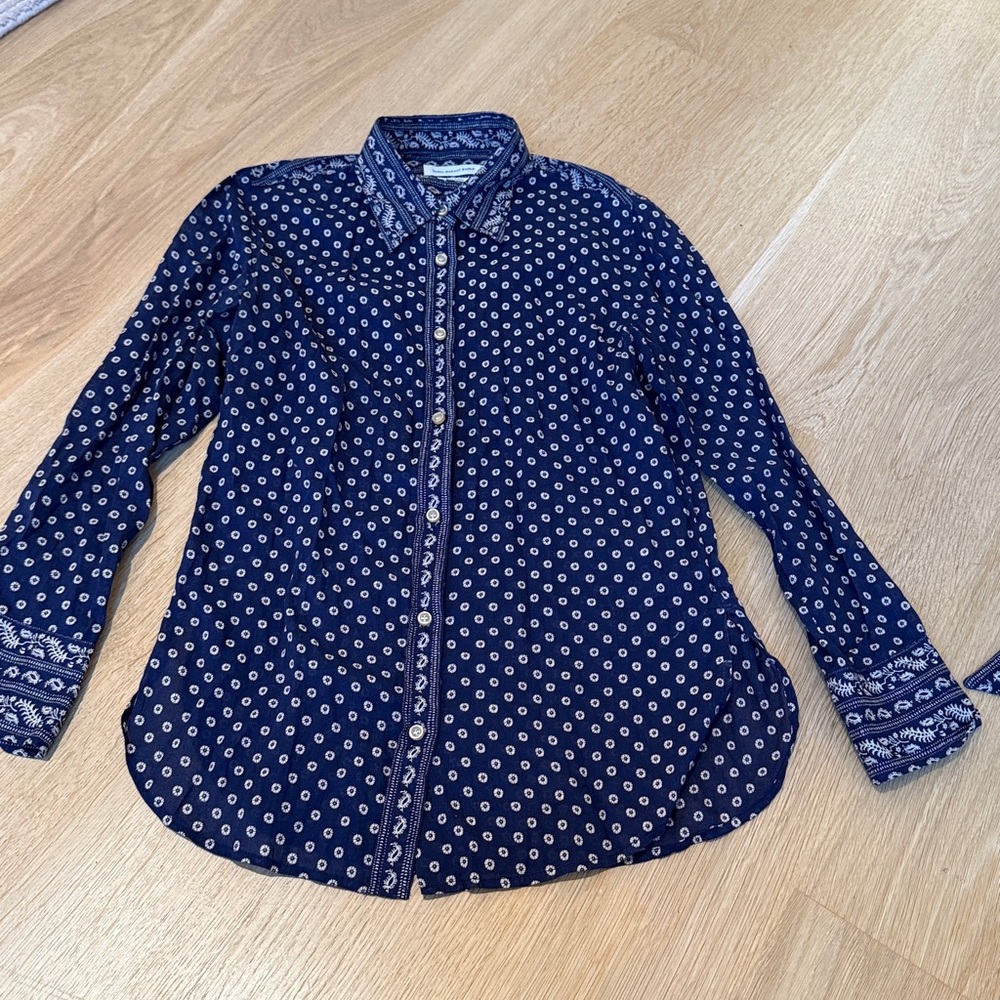 Isabel Marant Navy Blue Mini Skirt - Picture 5 of 5